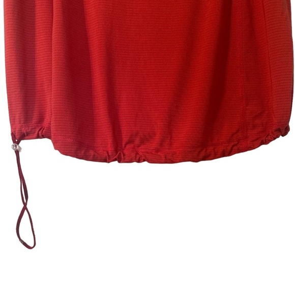 LULULEMON Orange Scoop Neck Tank Top with Cinch Hem | Size: 6 - Picture 5 of 7